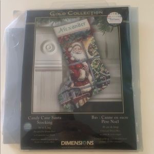 cross stitch christmas stocking